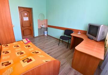 Фото номера Одноместный номер с общей ванной комнатой Отель Отель Спорт г. Пинск 5